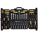 Skyshalo Mechanics Tool Set 221 Piece 4 In And 3 8 Drive Sockets Sae. Fixed Price $72.84.
