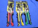 3 Stanley 10" Fatmax Ergo Aviation Snips - Left/red, Right/green, Center/yellow. Fixed Price $34.95.