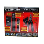 PRO-4 Tactical Gift Set, 300 Lumin Flashlight, 13-IN1 Pliers With Multi-tool,.... Fixed Price $8.77.