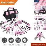 Elegant 220-PIECE Lady's Tool Set With Wide Mouth Bag For Easy Organization. Fixed Price $95.99.