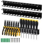 2 Pcs Screwdriver Plier Organizer Wall Mount, Rack, Metal H.... Fixed Price $26.08.