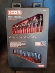 Icon Professional Flex Ratcheting Wrench Set 8PC Sae 56428. Fixed Price $100.00.