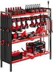 Large Power Tool Organizer Cart With Charging Station 8 Drill Holder Garage Stor. Fixed Price $100.39.