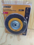 Dewalt DW4907 Crimped Bench Wire Wheel 5/8" Arbor Wide Face, .014". Fixed Price $33.50.