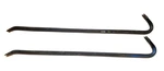 Lot Of 2 True Temper 36 In. Gooseneck Wrecking Pry Bar, 3/4 P/n 1171600. Fixed Price $29.99.