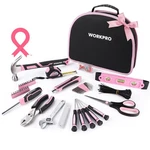 Workpro Pink Tool Kit - 236 Pieces Set With Easy Carrying Round Pou.... Fixed Price $64.62.