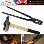 Blacksmith 15 Wolf Jaw Tongs + 0000811-1000 Hammer Tool Set. Fixed Price $58.98.