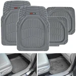 Motor Trend & Bdk Heavy Duty Gray Rubber Car Mats Full Set Universal Trim-t.... Fixed Price $38.90.