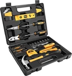 Dekopro 65 Pieces Tool Set General Household Hand Kit With Storage Case Pla. Fixed Price $63.87.