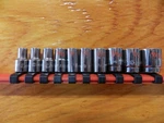 Matco Tools 1/4" Drive Sae Shallow Socket Set 3/16- 9/16" 12 Point Hand Lot. Fixed Price $59.00.