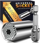 Universal Socket Tool Set - Gifts For Men Valentines Birthdays Power Drill. Fixed Price $10.45.