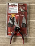 Craftsman Pc. Multi-head Compound Joint Pliers Set W/belt Clip Pouch 44888 New. Fixed Price $62.99.