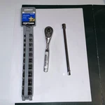 Craftsman 10 Piece Metrics 1/4" 934433 Socket Set, Teardrop Ratchet, Extension. Fixed Price $70.00.