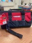 New Husky 18 Wide Mouth Zippered Tool Bag / 14 Pockets - 258 028. Fixed Price $41.99.