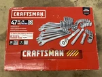 Craftsman 47-PIECE Standard Metric Chrome Mechanics Tool Set CMMT12119 11194-1. Fixed Price $74.95.