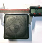 (pack Of 2) Mm 3" Square Plastic Plugs 6-11 Ga Heavy Duty Id 2.59 To 2.76". Fixed Price $23.95.