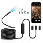 Endoscope Camera With Light, 1920P Hd Borescope 8 Led Lights, 16.5 Ft Semi-. Fixed Price $12.99.