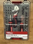Hyper Tough 38-PIECE Stubby Tool Set Ratchet Screwdriver, Sockets & Bits-new. Fixed Price $11.95.