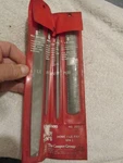 Vintage Cooper Nicholson #22017 4 Piece File Home Pak Set Pouch General Purpose. Fixed Price $29.55.