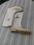 Boss Unisex Pvc Plain Boots White 12M -14W Us Waterproof Pair 16 In.. Fixed Price $13.99.
