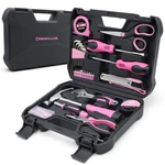 Cresolvia Pink Tool Kit 69 Piece For Women Small Basic Hand Box. Fixed Price $74.84.