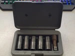 Blue Point By Snap On # LSR1500 6 Piece 1/2" Drive Wheel Flip Socket Set - T5. Fixed Price $129.98.