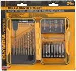 Olympia 24PC Drill Driver Set, 87-142. Fixed Price $21.99.