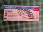 Mastercraft Screwdriver Set Of 10 Pieces New Sealed 057-3544-4. Fixed Price $28.22.