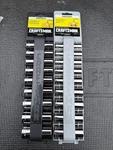 Nos Craftsman Socket Sets 3/8 Drive Deep Sae & Metric 6PT Usa 34443, 34439. Fixed Price $99.00.
