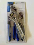 Kobalt 3-PIECE Assorted Pliers Set + Adjustable Wrench Model #55755. Fixed Price $26.98.