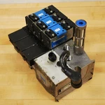 Festo Pneumatic Assembly W/VIGP-04-FB-D-1, VIGM-04-D-1, VL-5/2-D-1-FR & More. Fixed Price $93.09.