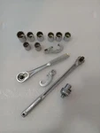 Craftsman 1/2 In. Drive Metric And Sae Mechanic's Tool Set 13 Pcs , See Sizes. Fixed Price $55.00.
