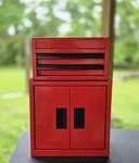 Hyper Tough Mini Tool Cabinet + Box 2 Drawer Storage (red) Bundle Set. Fixed Price $119.99.