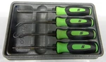 Snap-on 4PC Instinct Soft Grip Green Miniature Pick Set #SGASA204. Fixed Price $52.99.