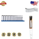 Kd Tools 14PC 3/8" Drive 6 Pt. Metric Deep Socket Set - Professional Grade. Fixed Price $77.39.