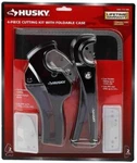 Husky 4-PIECE Pvc Cutting Kit With Foldable Pouch And Replacement Blades 90279. Fixed Price $24.95.