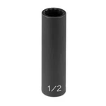 3/8" Drive X 16MM Deep - 12 Point 1116MD Grey Pneumatic Metal Sockets, Ratchets. Fixed Price $16.66.