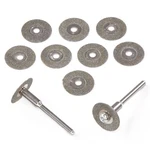 10PCS Diamond Cutting Wheel Coated Metal Cut-off Disc 1/8" Shank For Dremel Tool. Fixed Price $11.99.