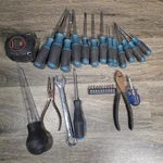 Anvil Crescent Husky 25+PC Hand Tool Lot Mixed Set Screwdrivers Tape Measure. Fixed Price $20.08.