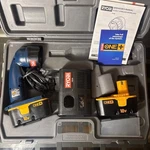 Ryobi Work Flashlight With , Battery And Charger. Fixed Price $38.24.
