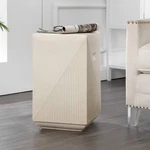 Jonathan Lighting TBL1104 Adrian 13"W Polyresin Accent Table - Cream Terrazzo. Fixed Price $115.42.