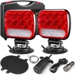 Partsam Wireless Led Trailer Kit Magnetic Tow Lights 12-24V 7-PIN. Fixed Price $54.99.