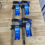 Hart 6IN Bar Clamp Material Protection With Cast Iron Jaws Non Marring Pads 4 Pc. Fixed Price $34.00.