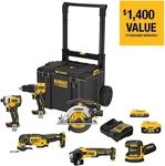 Dewalt 20-VOLT Max Toughsystem Lithium-ion 6-TOOL Cordless Combo Kit Open Box. Fixed Price $899.00.