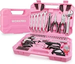 Workpro Pink Tool Set 84 Pcs Kit For Women Basic Household Box. Fixed Price $58.99.