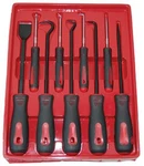Atd Tools 8424 9 Piece Scraper, Hook & Pick Set. Fixed Price $47.16.