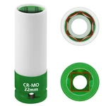 Jeuclel 22MM 1/2"DRIVE Wheel Protector Impact Socket, Lug Nut. Fixed Price $13.82.