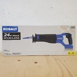 Kobalt 24V Max Brushless Reciprocating Saw Cordless Krs 1824B-03 Tool Only. Fixed Price $86.09.
