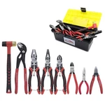 Houseran 8-PIECE Tool Set With Case Including 10 Groove Joint Pliers, Pcs. Fixed Price $69.99.