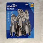 Kobalt Piece Pliers Set Assorted 6273704 Model 55076 Tools New Fast Shipping. Fixed Price $20.00.